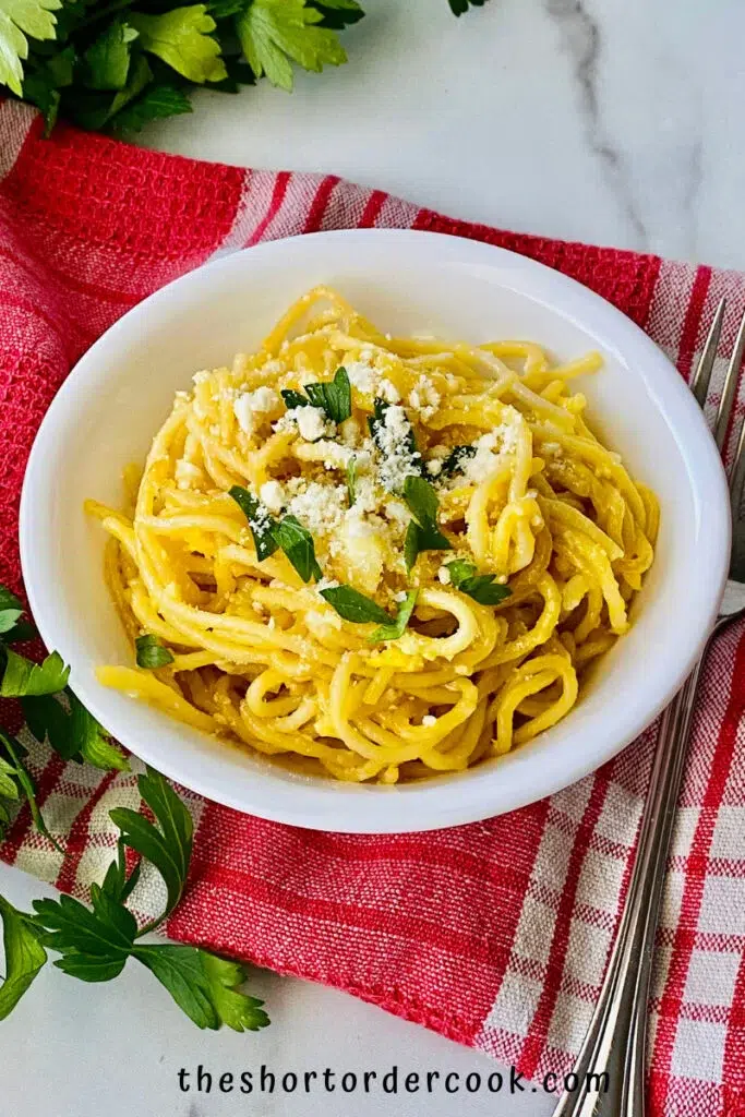 Fried spaghetti with eggs - spaghetti recipes (Photo Credit: The Short Order Cook)