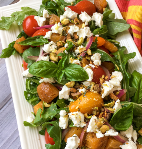 Indulge in the Delight of Roasted Golden Beet and Goat Cheese Salad: A Must-Try Recipe!