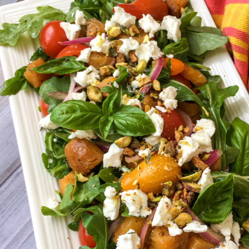 Indulge in the Delight of Roasted Golden Beet and Goat Cheese Salad: A Must-Try Recipe!