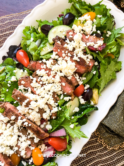 Farm Fresh Greek Steak Salad 🥗