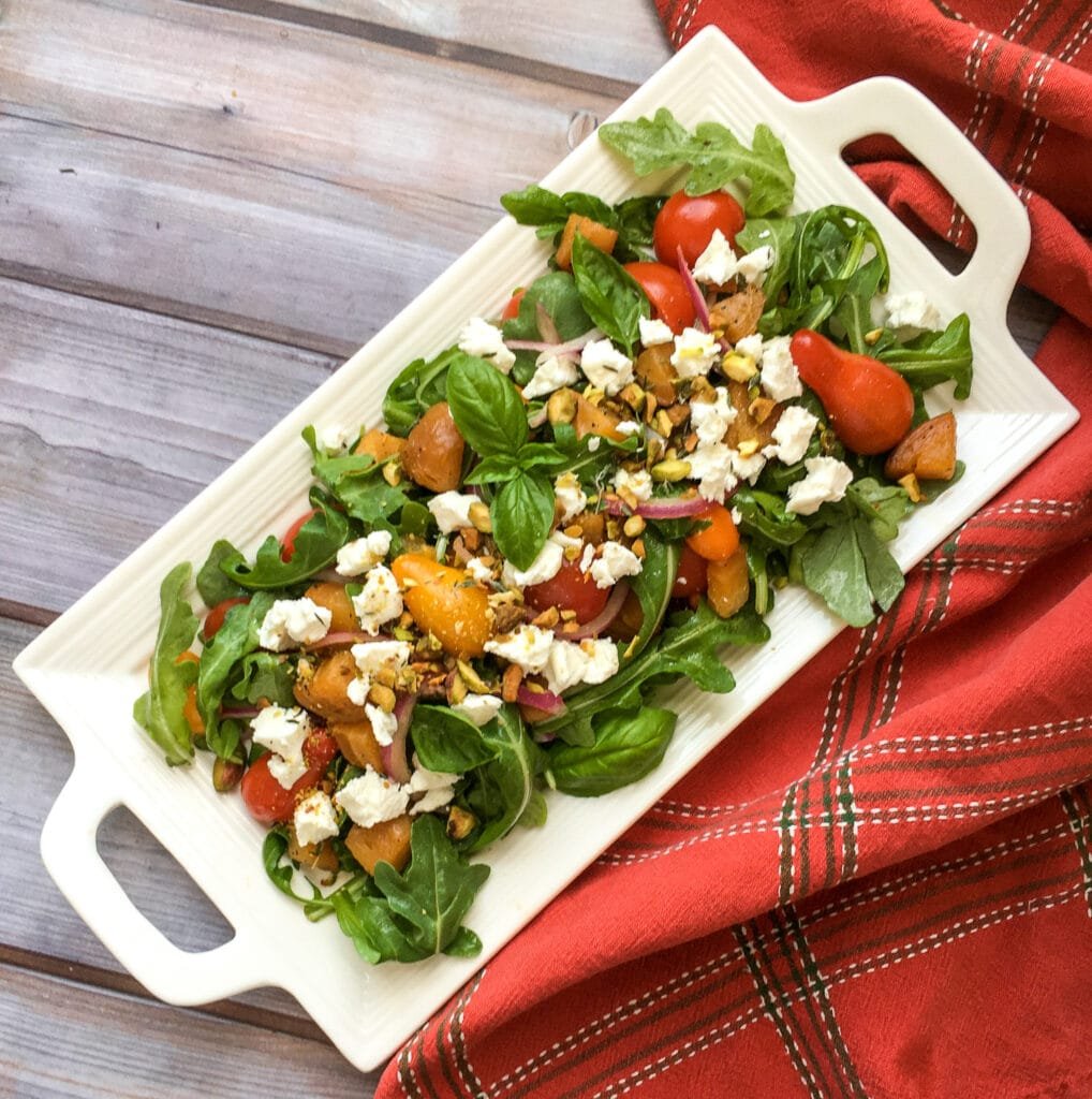 Indulge in the Delight of Roasted Golden Beet and Goat Cheese Salad: A Must-Try Recipe!