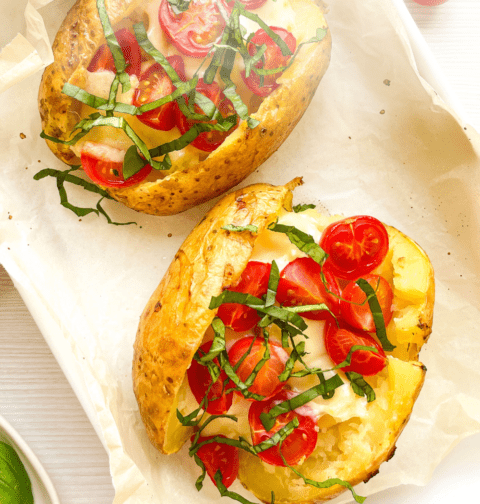 Step Up Your Potato Game with Caprese Twice-Baked Potatoes