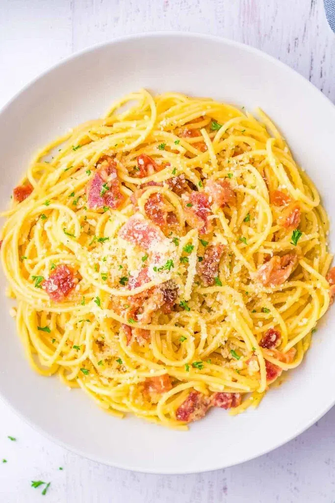 Spaghetti Carbonara recipe-Spaghetti Recipes to Fall in Love With (Photo Credit: Boulder Locavore)