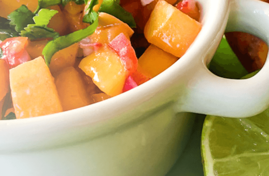 Spicy Peach Salsa: A Flavorful Fiesta in Your Mouth!