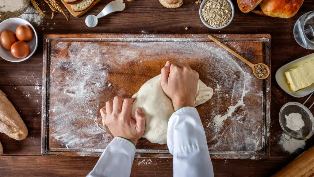 Kneading the Dough - Bake Bread