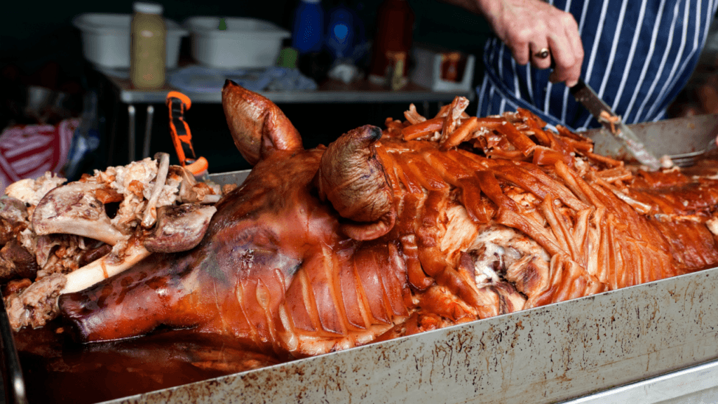 Lechon Baboy Celebratory Filipino Roast Pig Cooking Day