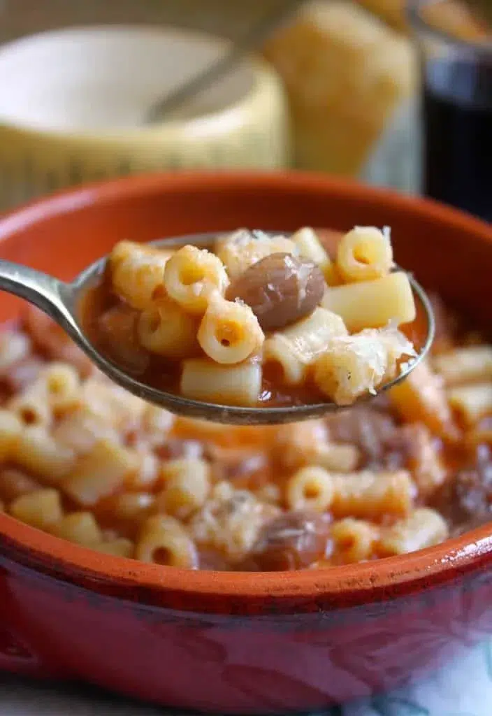 Easy and Economical Dinner Recipes for Busy Weeknights - Pasta e Fagioli aka Pasta and Beans