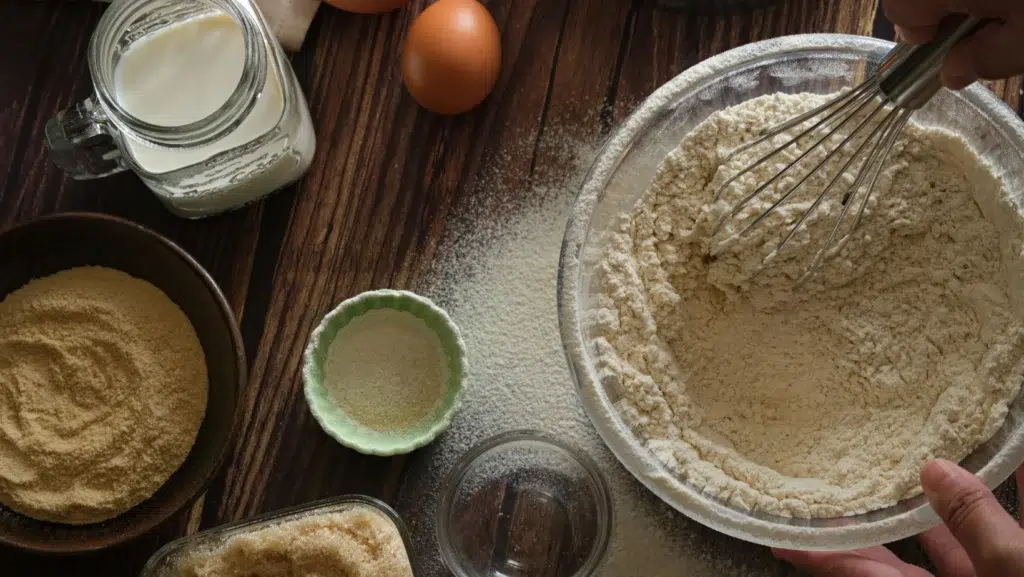 Mixing the Ingredients - Bake Bread