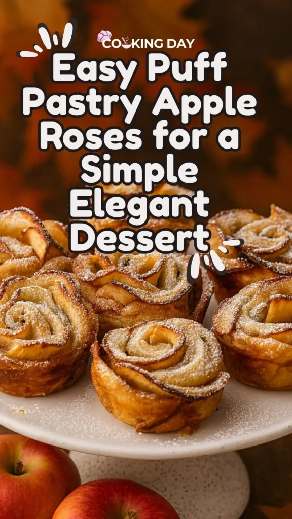 Easy Puff Pastry Apple Roses for a Simple Elegant Dessert
