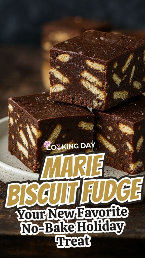 Your New Favorite No-Bake Holiday Treat Marie Biscuit Fudge