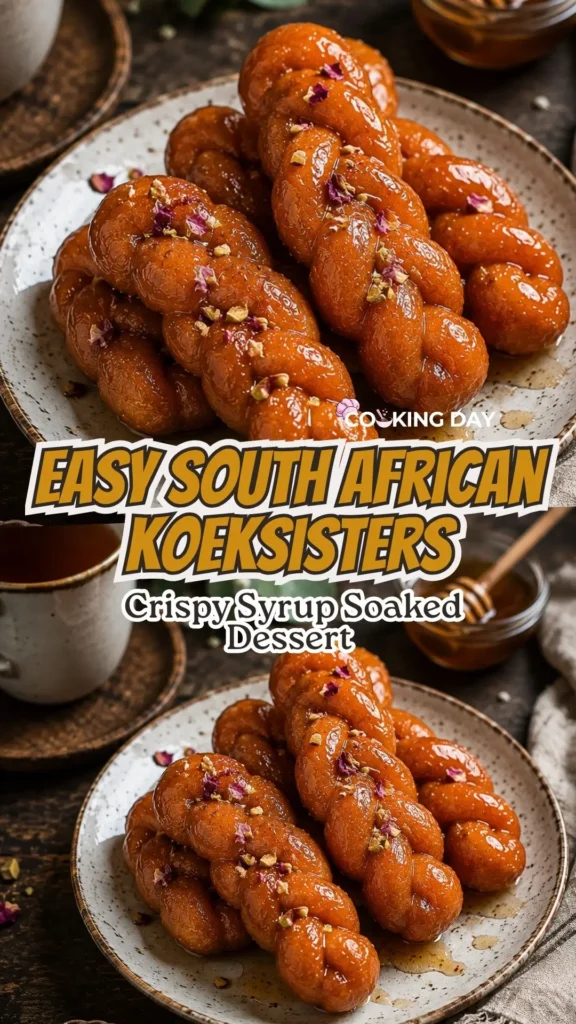 Easy South African Koeksisters – Crispy Syrup Soaked Dessert