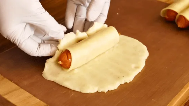 Crispy and soft! Potato Hot Dogs 4