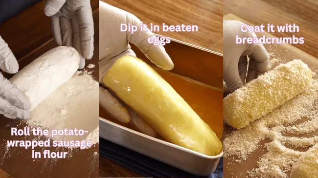 Crispy and soft! Potato Hot Dogs 5