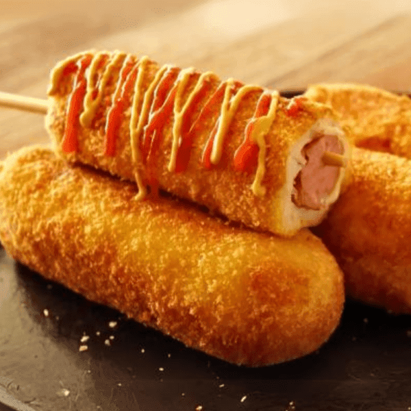 Crispy and soft! Potato Cheese Hot Dogs