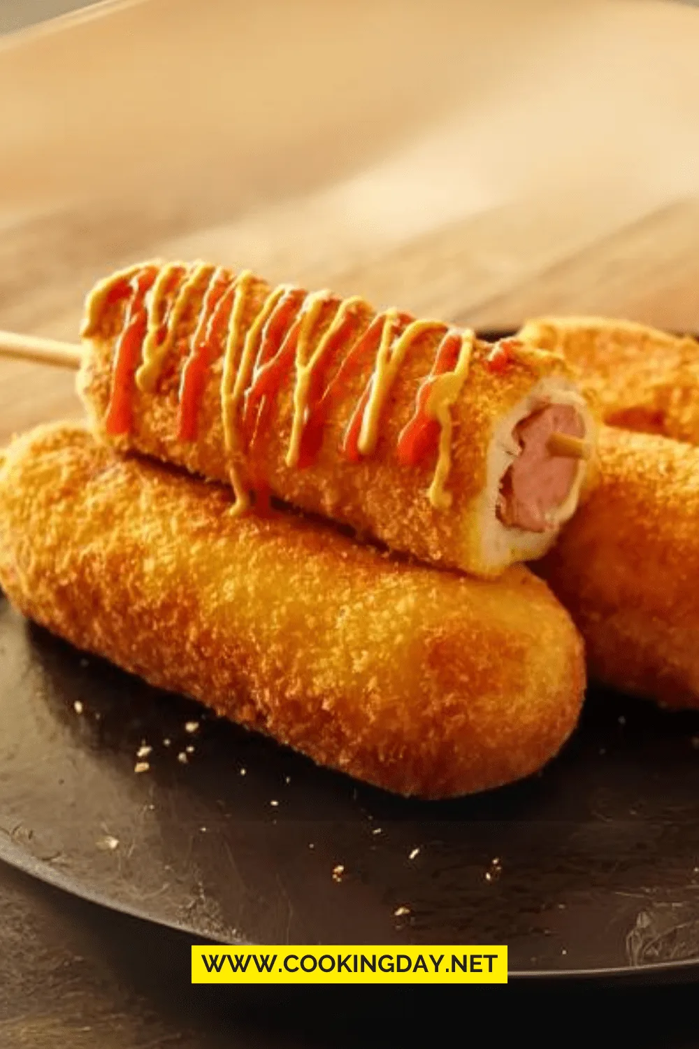 Crispy and soft! Potato Cheese Hot Dogs