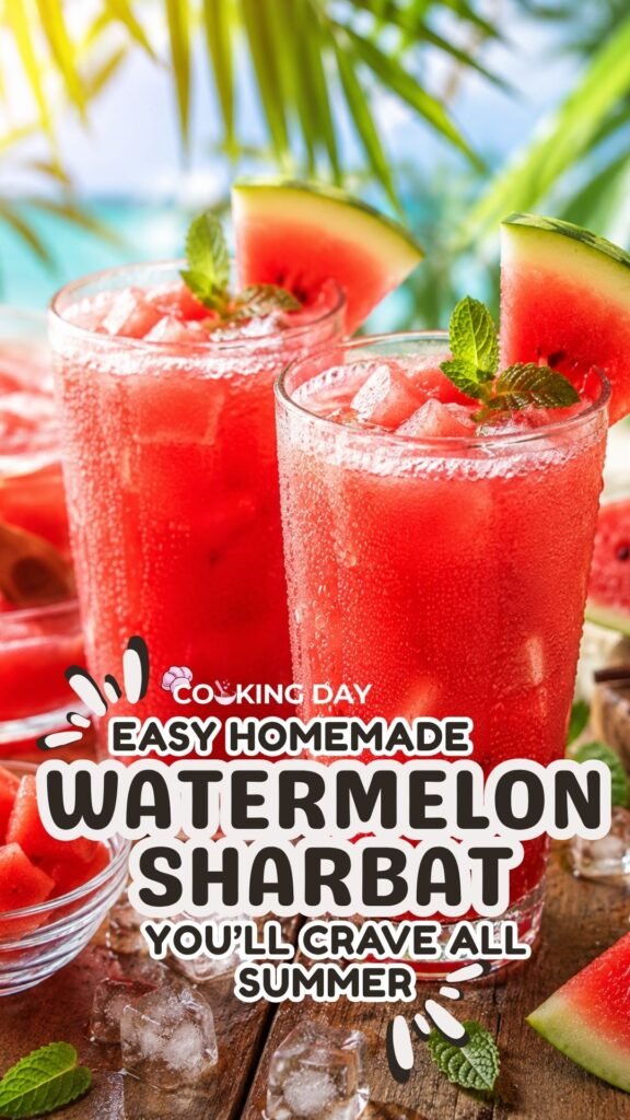 Easy Homemade Watermelon Sharbat You’ll Crave All Summer