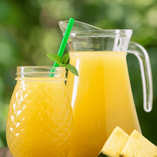 Homemade Pineapple juice feature