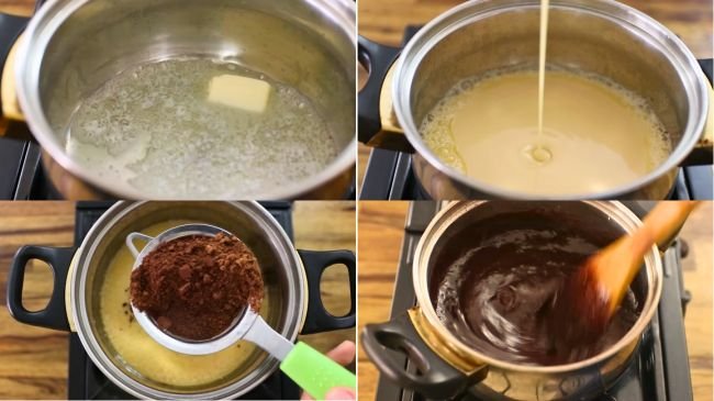 Mixture cooking -Brigadeiro