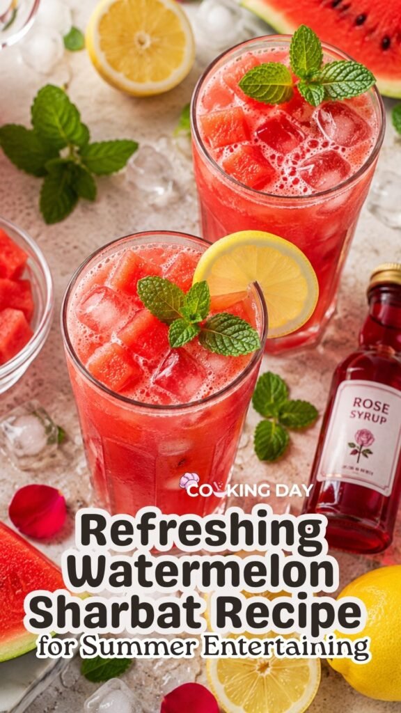 Easy Watermelon Sharbat for Hot Summer Days – Refreshing Cooling Drink