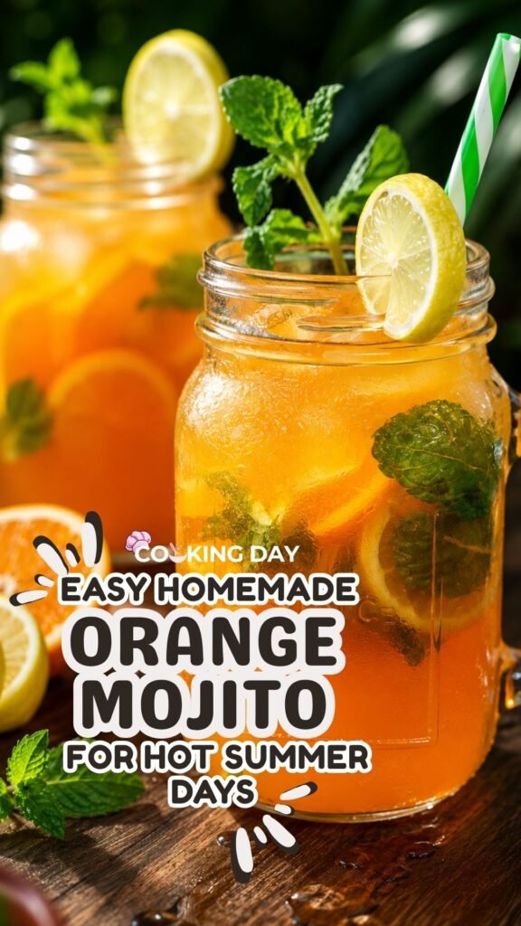 Easy Orange Mojito with Fresh Mint – Refreshing Summer Citrus Drink