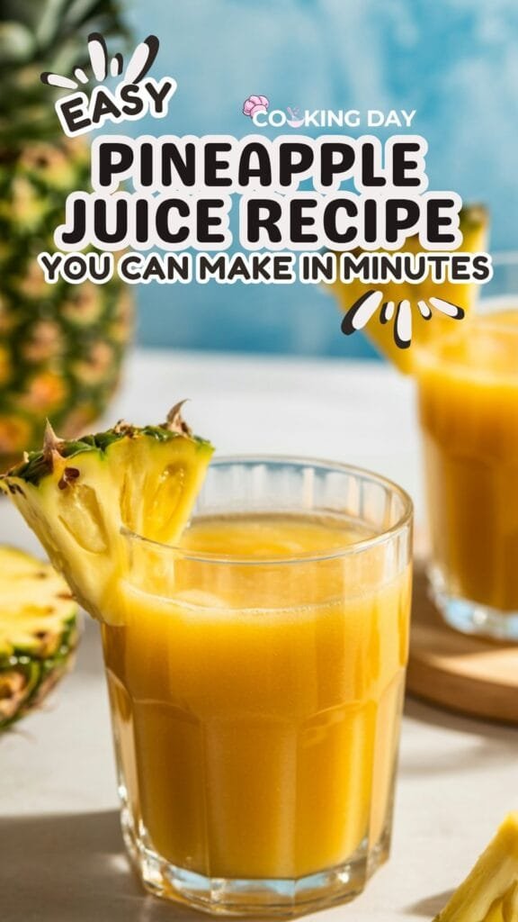 Easy Pineapple Juice Recipe You Can Make in Minutes