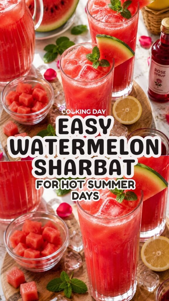 Refreshing Watermelon Sharbat Recipe for Summer Entertaining
