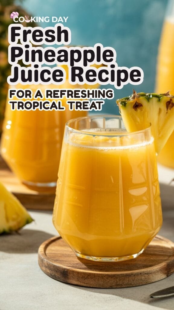 Fresh Pineapple Juice Recipe for a Refreshing Tropical Treat