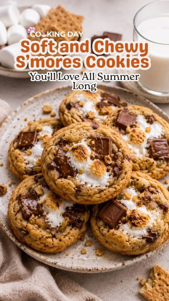 Soft and Chewy S’mores Cookies Everyone Will Love
