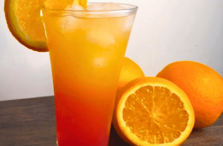 Tropical Sunrise Mocktail