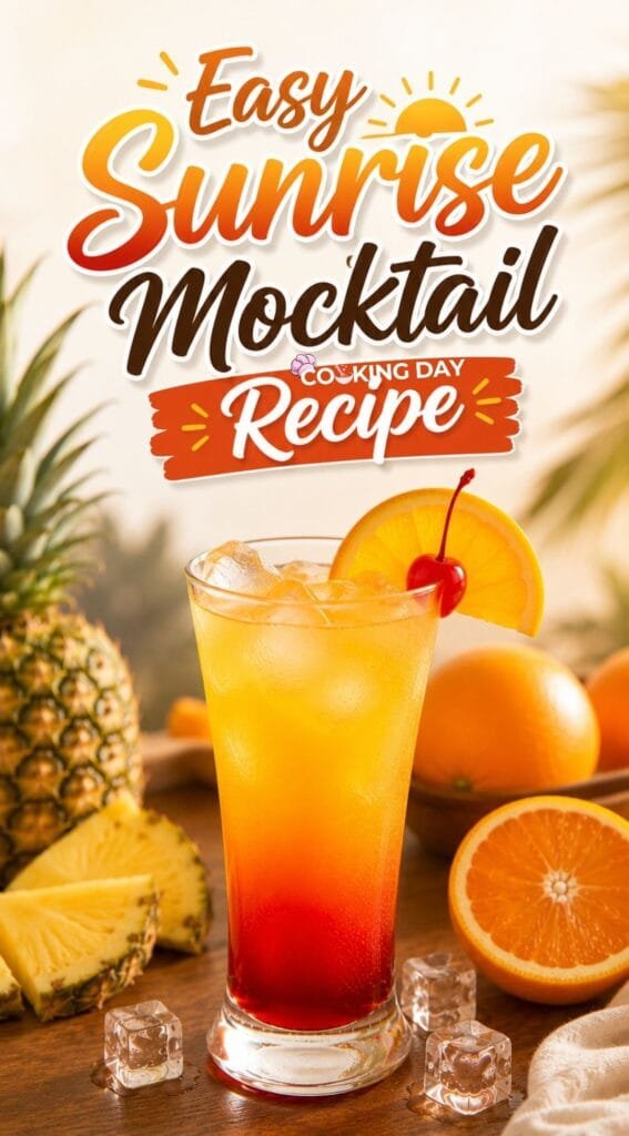 Easy Sunrise Mocktail Recipe