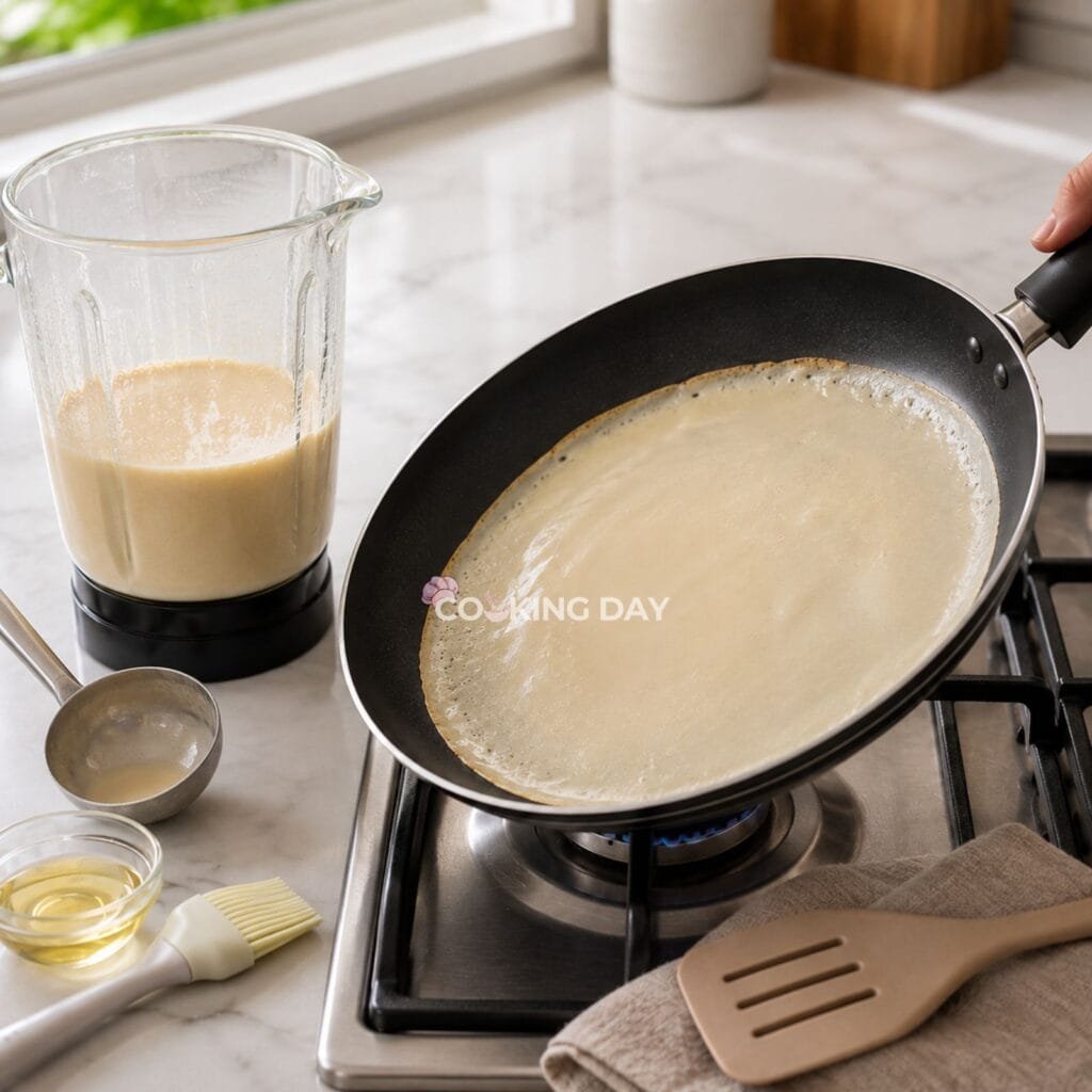 Step 3_ Cook the Pancakes - Easy Ghana Pancakes Recipe