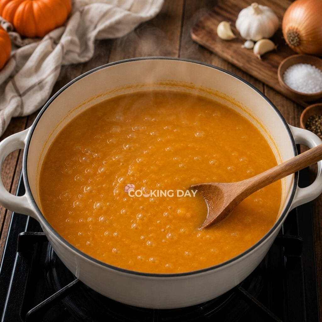 Step 4_ Simmer the Soup - Creamy Pumpkin Soup