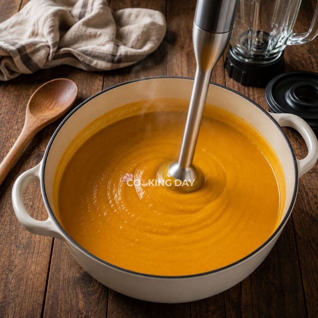 Step 5_ Blend Until Smooth - Creamy Pumpkin Soup
