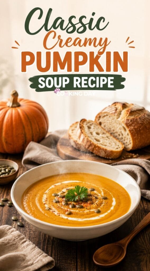 Classic Creamy Pumpkin Soup Recipe