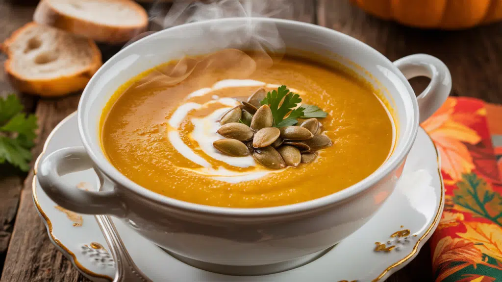 Classic Creamy Pumpkin Soup – Your Cozy Companion for Every Season!