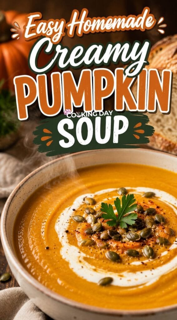 Easy Homemade Creamy Pumpkin Soup