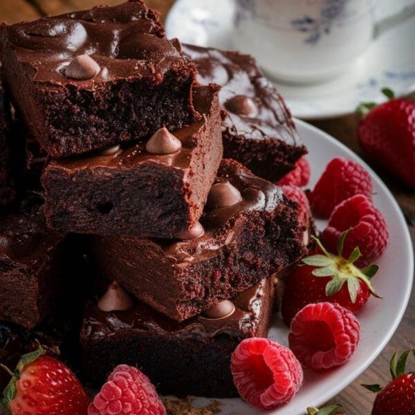 How To Make The Best Chocolate Fudgy Brownies features pin