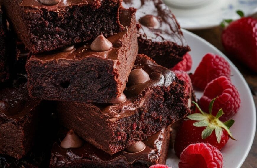 How To Make The Best Chocolate Fudgy Brownies features pin