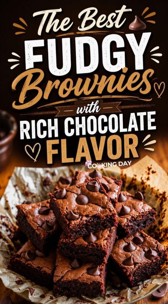 The Best Fudgy Brownies with Rich Chocolate Flavor