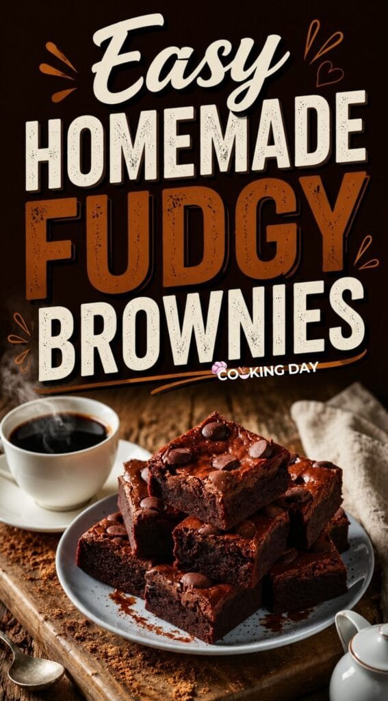 Easy Homemade Fudgy Brownies