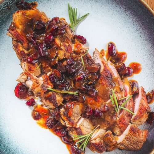 Butterflied Cranberry Orange Pork Tenderloin – A Sweet & Savory Feast!