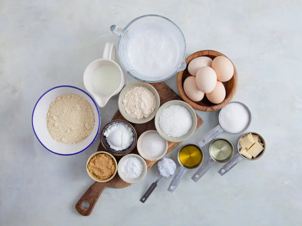 Ingredients - Decadent Coconut Almond Muffins (Gluten-Free & Dairy-Free Option!)