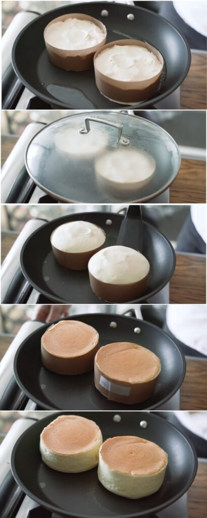 Cooking Japanese Soufflé Pancakes Without a Mold