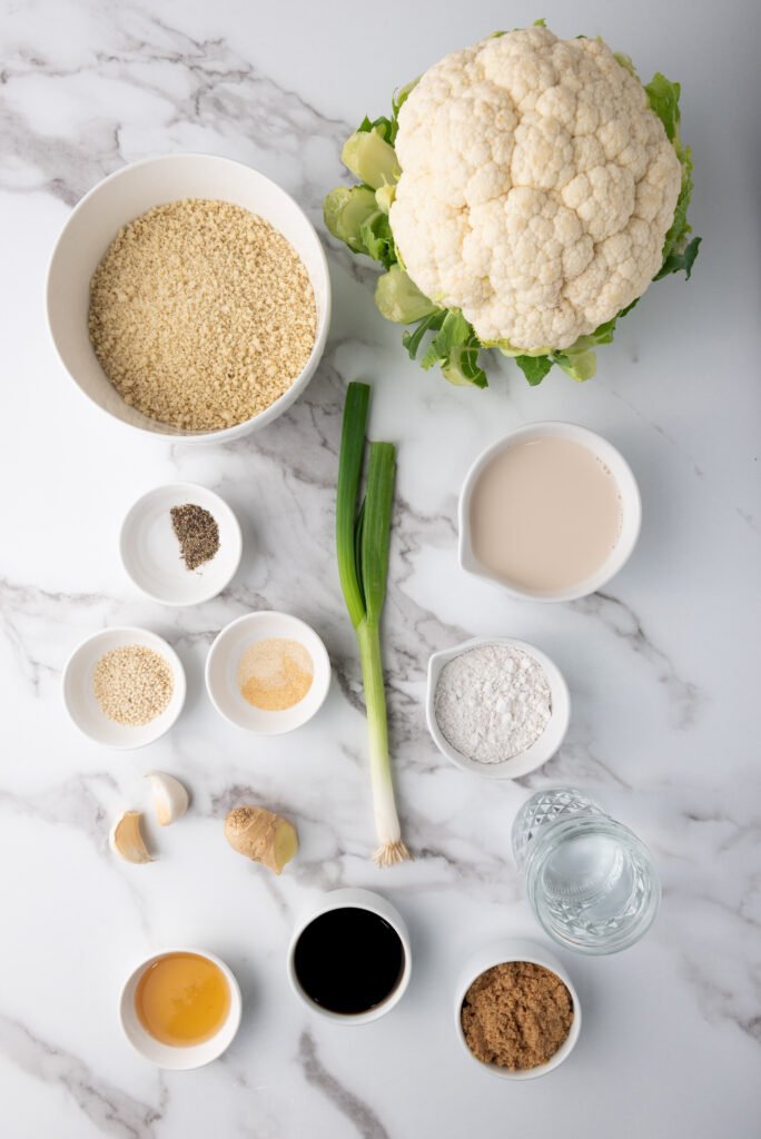 Ingredients - Crispy Teriyaki Cauliflower Wings – The Ultimate Plant-Based Snack! 🥢🔥