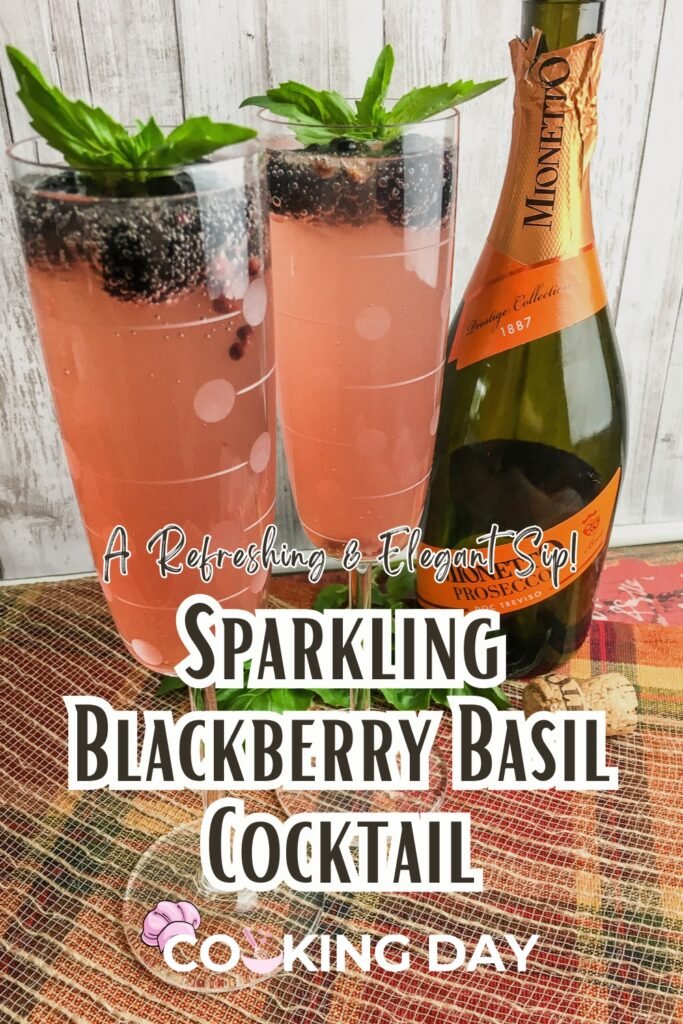 Sparkling Blackberry Basil Cocktail – A Refreshing Summer Delight!