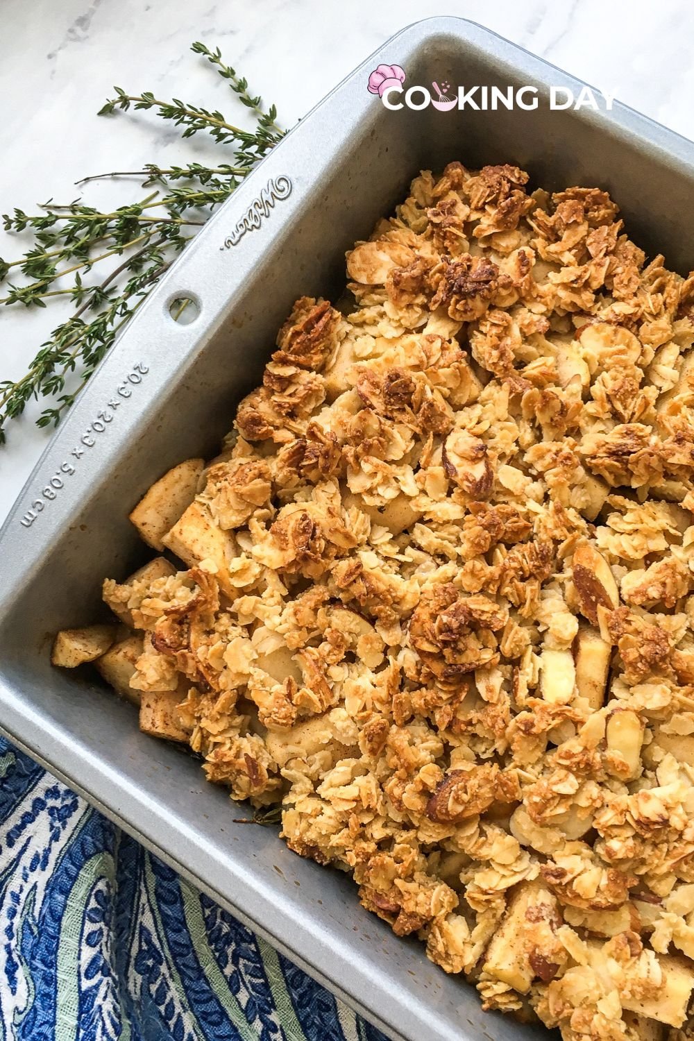 Baked Cinnamon Apple Crisp (Gluten-Free & Refined Sugar-Free)