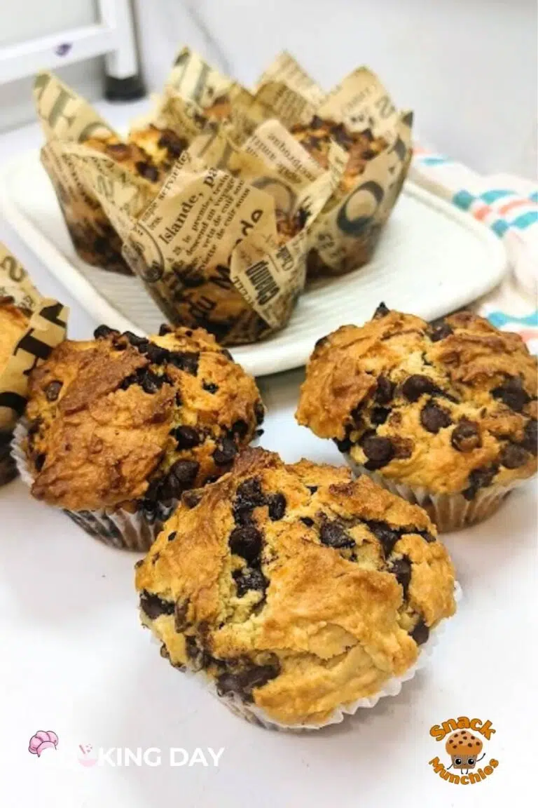 Chocolate Chip Muffins – Soft, Moist & Loaded with Chocolate!