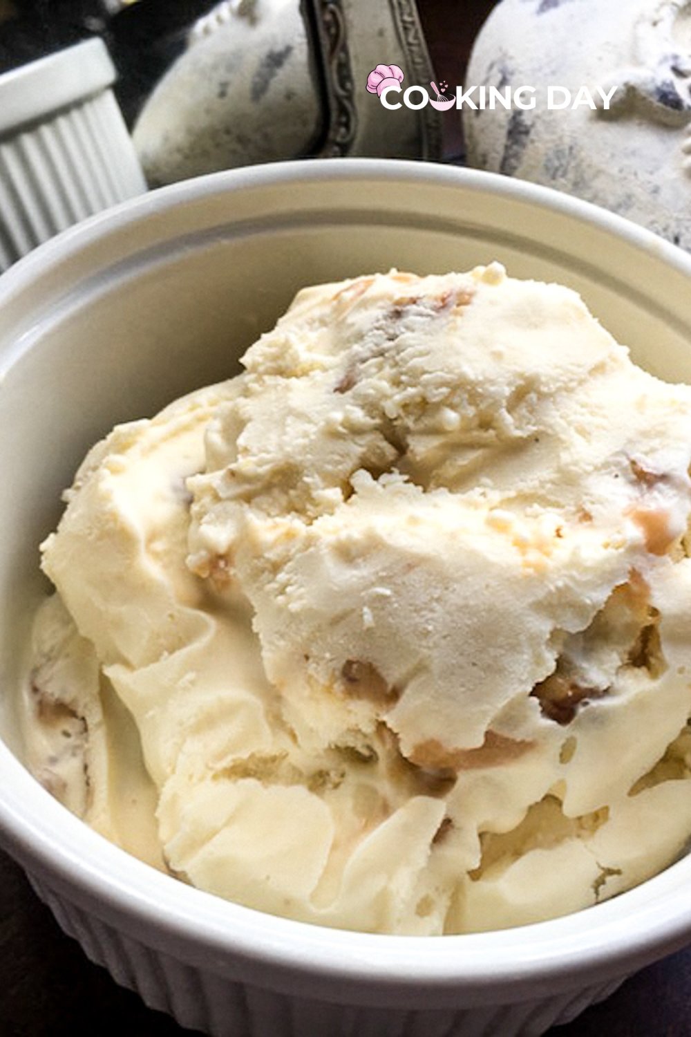 No-Churn Salted Caramel & Pecan Ice Cream