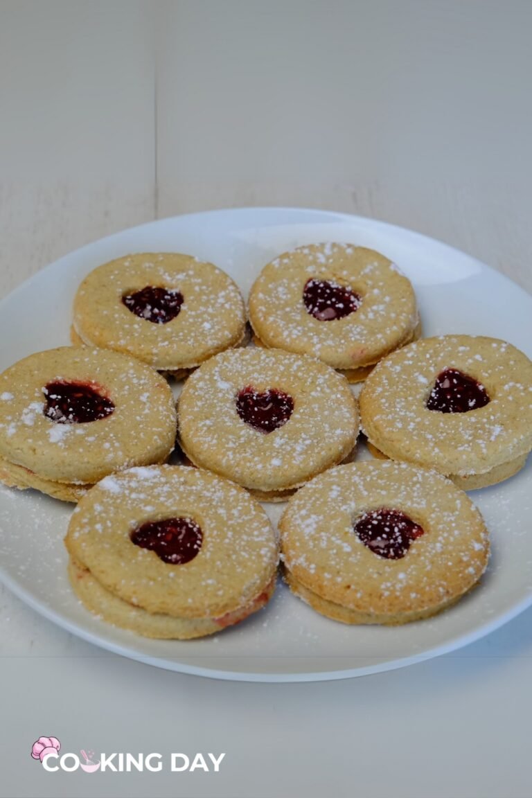 Jam-Filled Vegan Linzer Cookies – A Plant-Based Take on a Classic!
