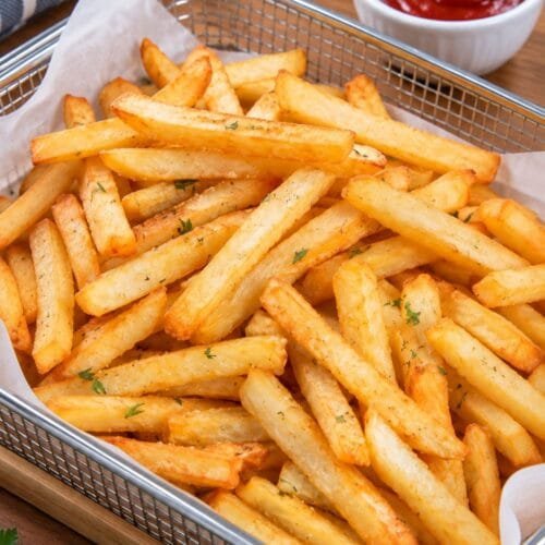 Golden Double-Fried French Fries – Extra Crispy at Home